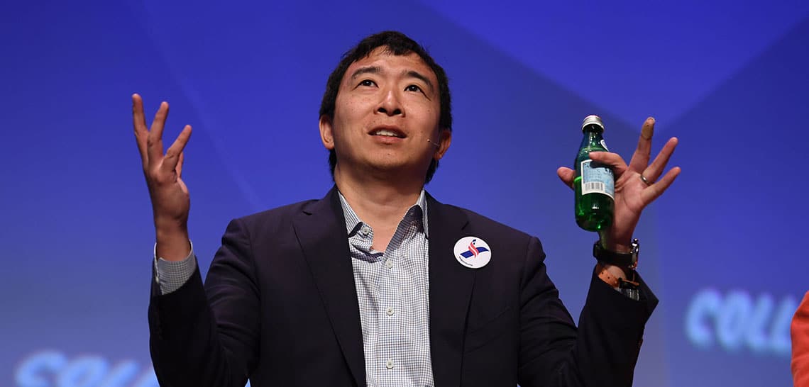 Tech-Reg,  is Andrew Yang crypto’s man?